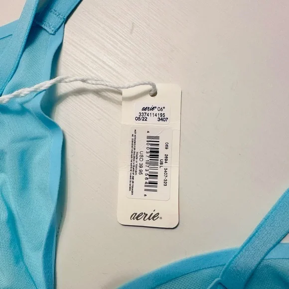 Aerie Smoothez Mesh Unlined Pull On Bra - Picture 3 of 5